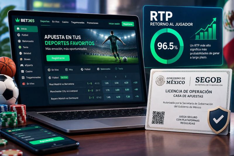 Casa de apuestas en México: cómo funcionan, RTP y juego responsable
