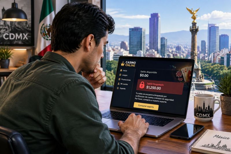 ¿Saldo bloqueado en un casino online desde Ciudad de México? Qué revisar antes de registrarte