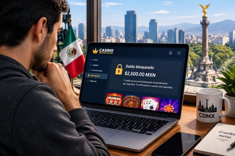 ¿Saldo bloqueado en un casino online desde Ciudad de México? Qué revisar antes de registrarte